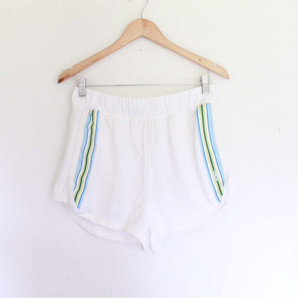 FP Movement Grand Slam Striped White Shorts
